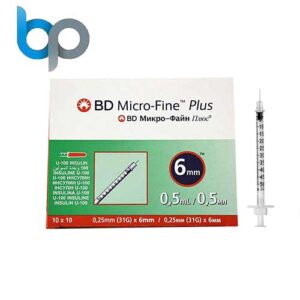 سرنگ-انسولین-BD-نیم-میل